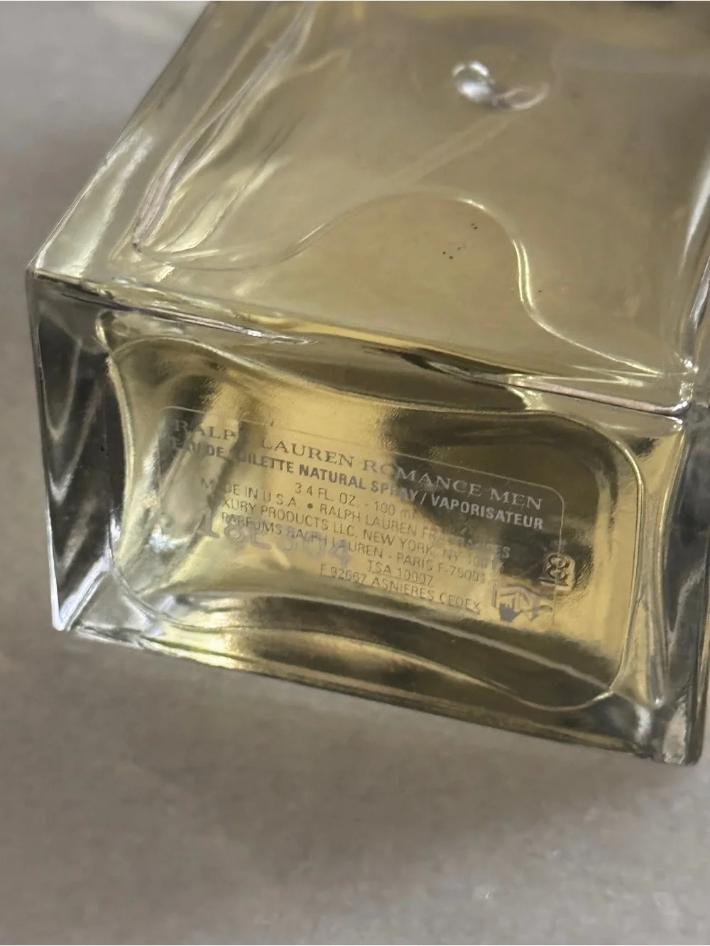 Ralph Lauren Romance Eau de Toilette natural spray for men 3.4 Fl oz - HTF
